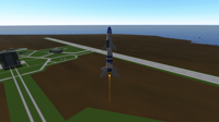 Hope II lifts off in an attempt to cross the Karman Line
